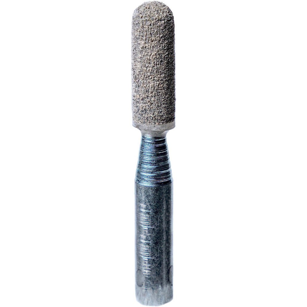 Mounted Points; Point Shape: Ball ; Point Shape Code: A24 ; Abrasive Material: Aluminum Oxide ; Tooth Style: Single Cut ; Grade: Medium Fine ; Grit: 80