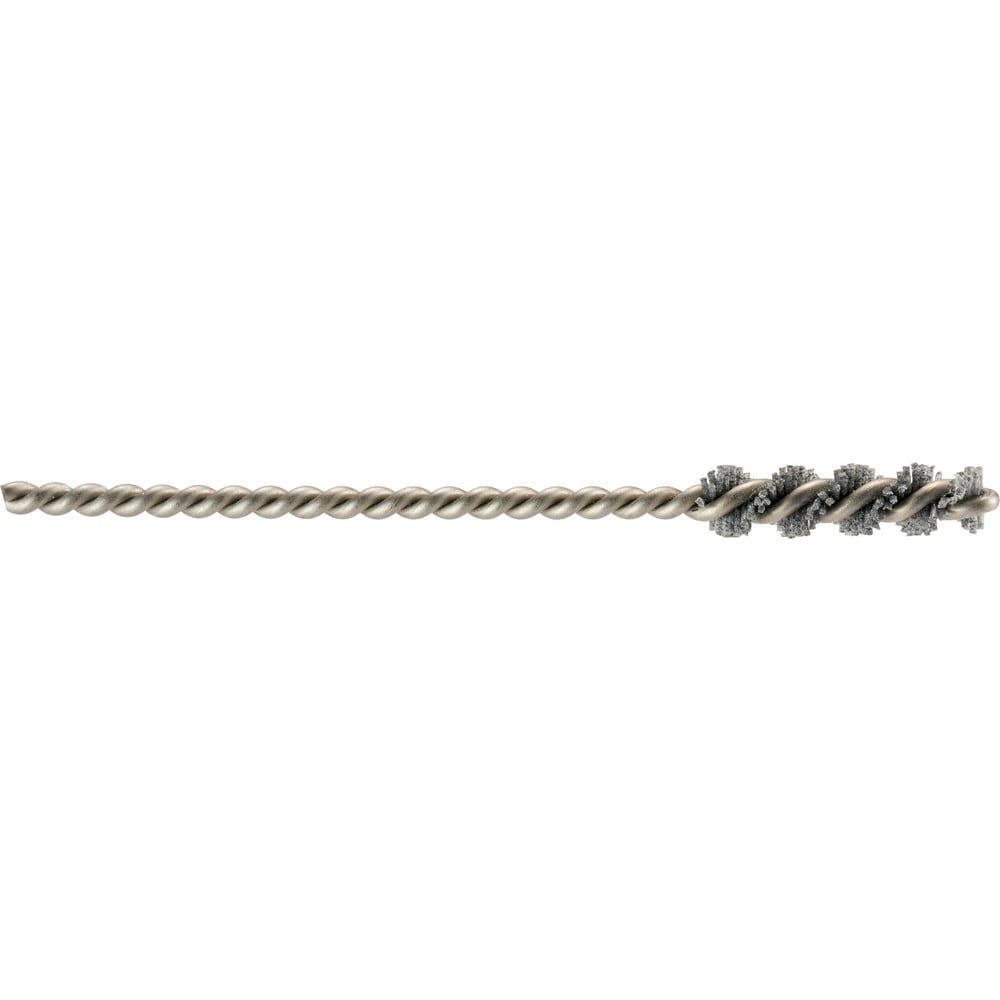 Tube Brushes; Brush Diameter (Decimal Inch): 1/2 ; Brush Type: Helical ; Fill Material: Nylon ; Brush Length (Inch): 1 ; Shank Diameter (Inch): 3/16 ; Overall Length (Inch): 3-1/2