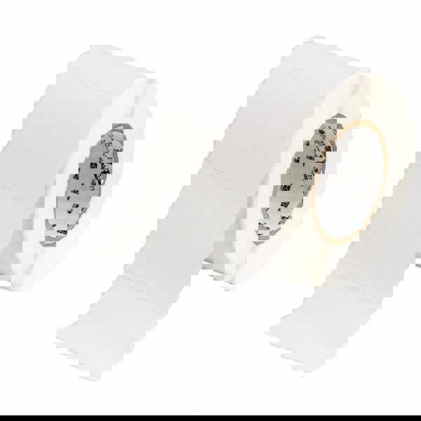 Label Maker Label: White, Polypropylene, 1,000 per Roll