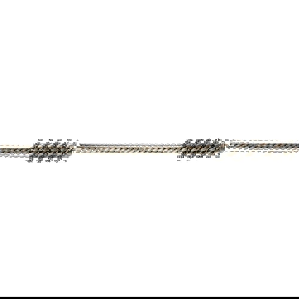 Power Tube Brushes; Brush Type: Helical ; Fill Material: Nylon ; Brush Length (Inch): 1 ; Shank Diameter (Inch): 3/16 ; Abrasive Material: Silicon Carbide ; Grade: Medium