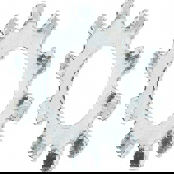 #8 Screw, Steel External Tooth Lock Washer