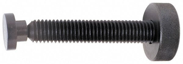 C-12L14 Steel Thumb Screw: 3/8-16, Knurled Head