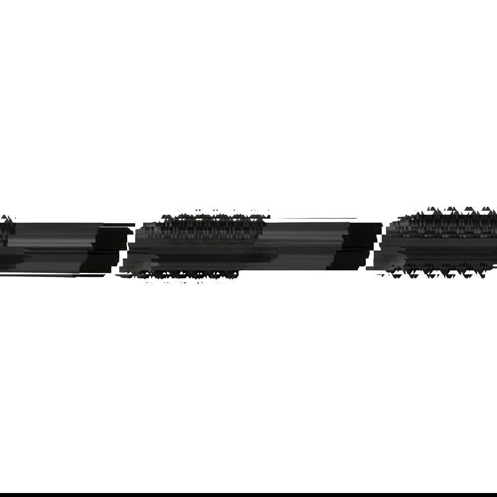 Spiral Point Tap: M12x1.25 Metric Fine, 3 Flutes, Plug Chamfer, High-Speed Steel, Steam Oxide Coated