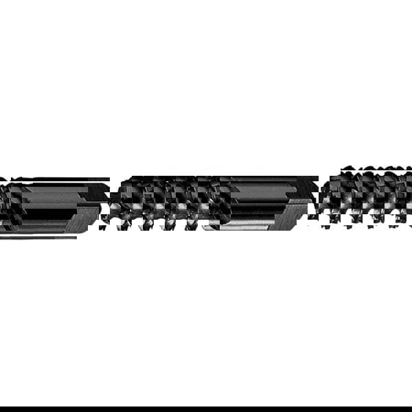 Extension Tap: 5/8-11, 3 Flutes, H11, Bright/Uncoated, High Speed Steel, Spiral Flute