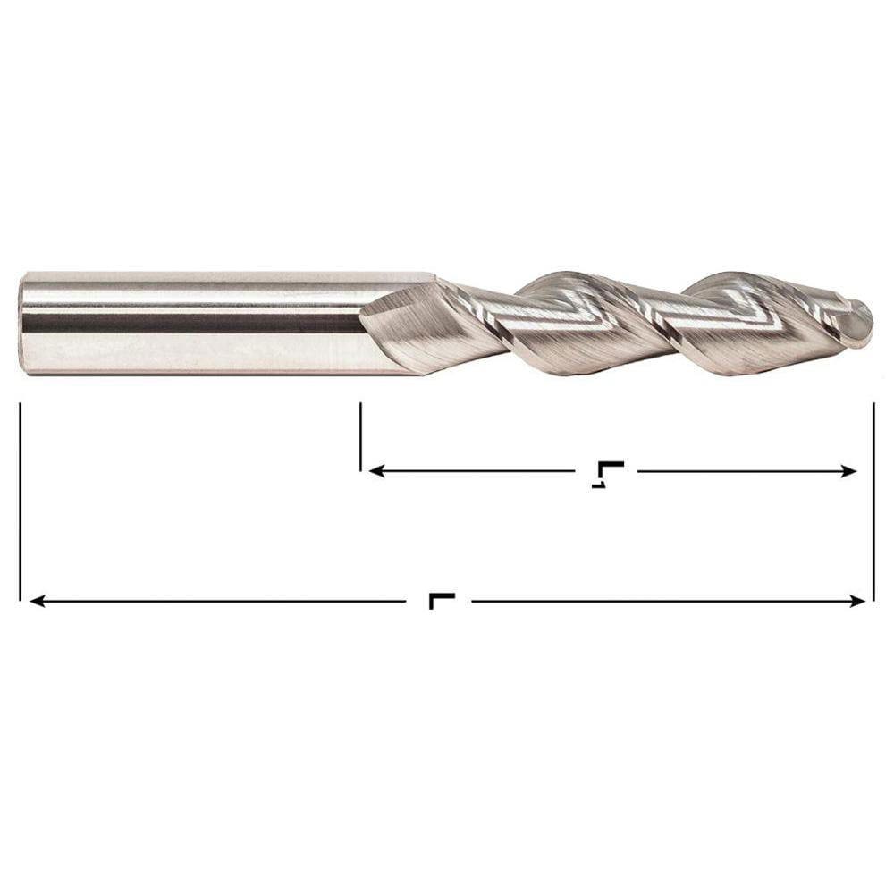 Ball End Mill: 0.375