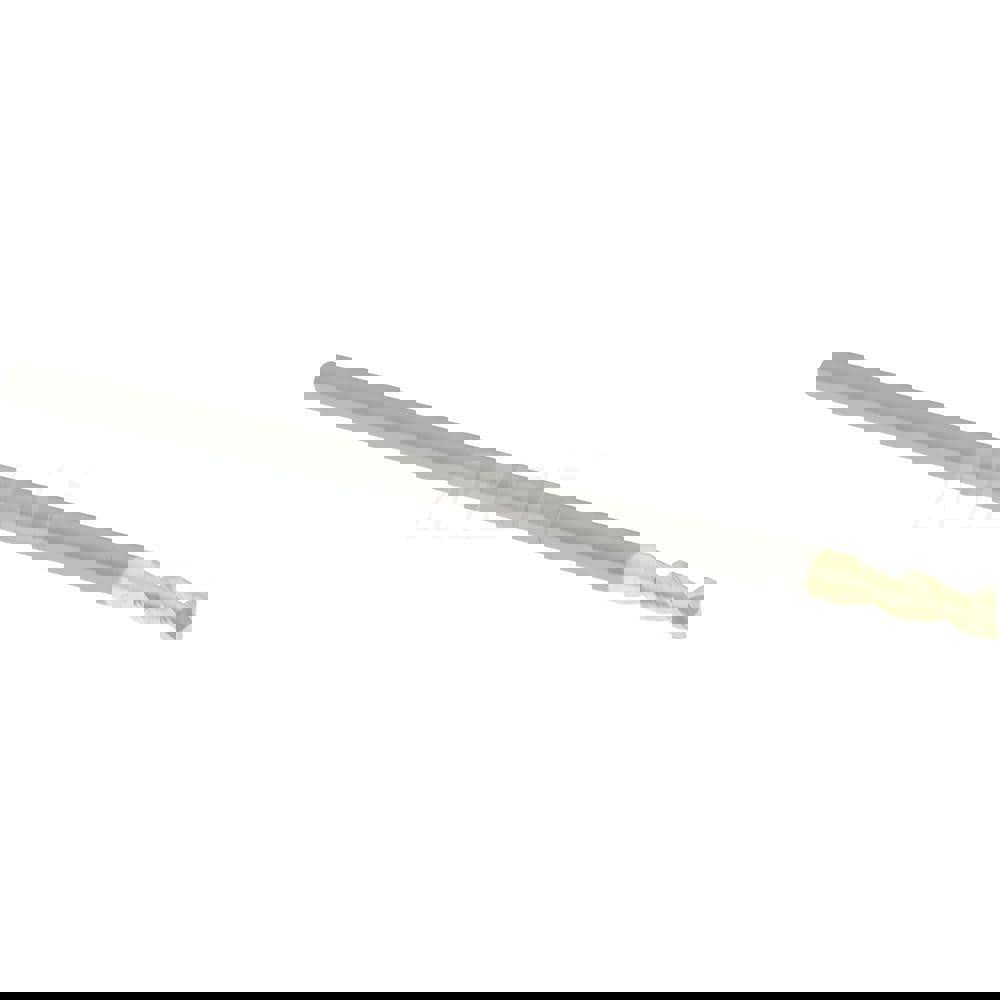 Square End Mill: 1/8'' Dia, 1/4'' LOC, 1/8'' Shank Dia, 3'' OAL, 2 Flutes, Solid Carbide