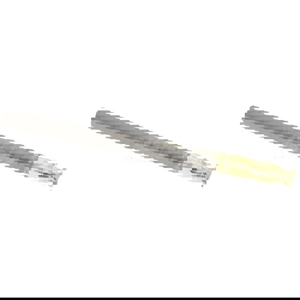 Square End Mill: 1/4'' Dia, 3/8'' LOC, 1/4'' Shank Dia, 4'' OAL, 2 Flutes, Solid Carbide