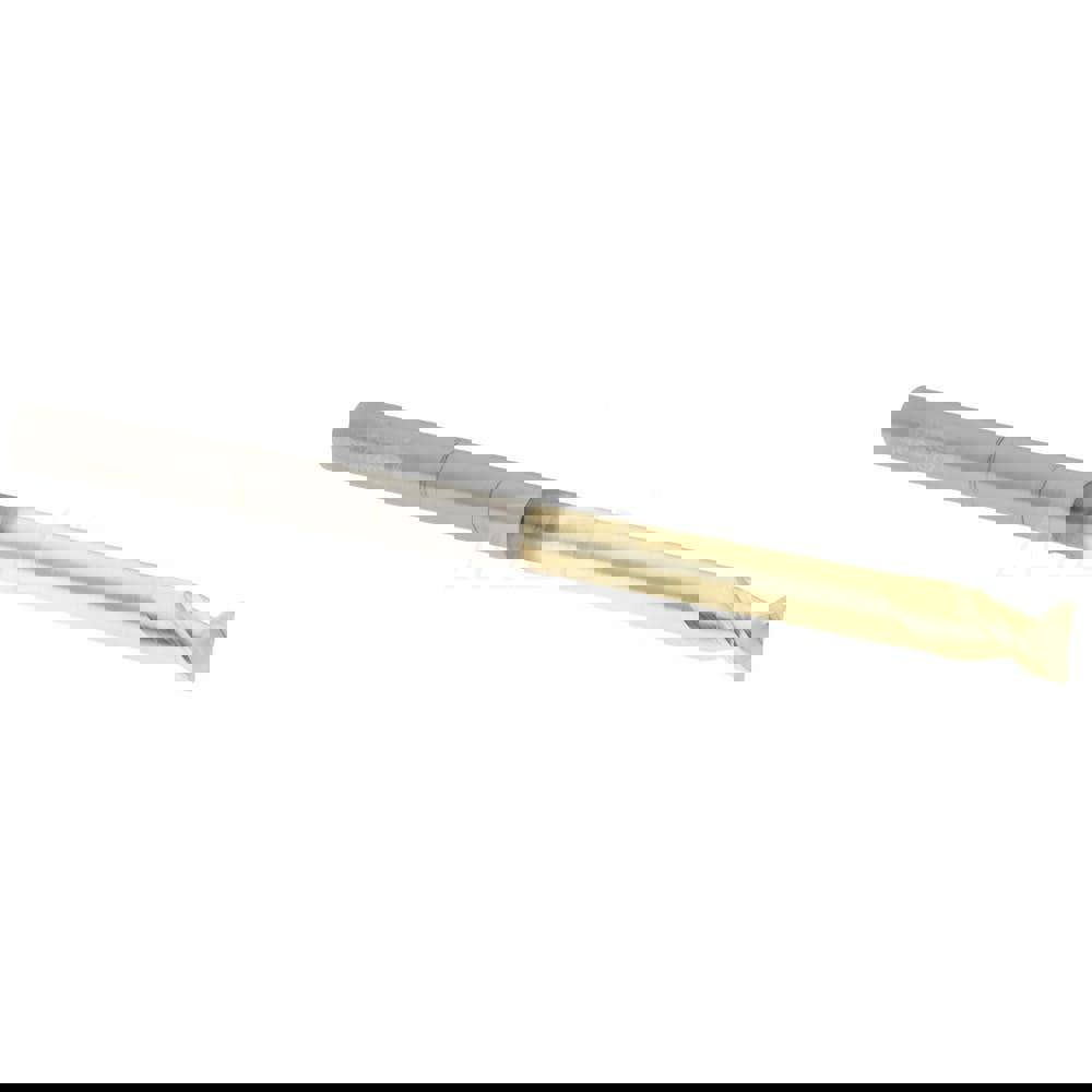 Square End Mill: 1/4'' Dia, 3/8'' LOC, 1/4'' Shank Dia, 4'' OAL, 2 Flutes, Solid Carbide