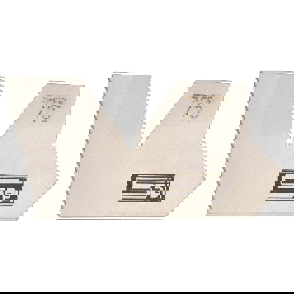 105&deg; Complementary Angle, Stainless Steel Angle Gage