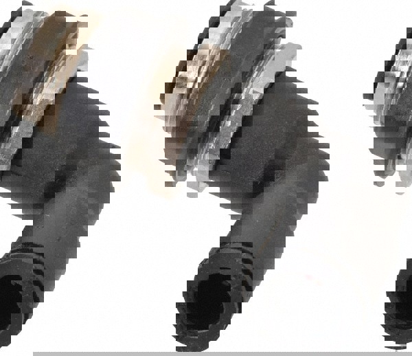 Push-To-Connect Tube to Tube Tube Fitting: Bulkhead Union Elbow, 1/2