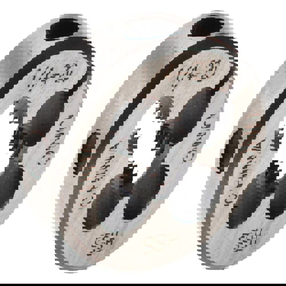 Round Die: 1/4-20, High Speed Steel
