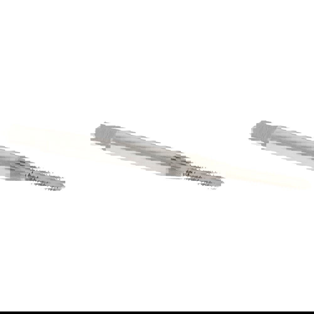 Straight Flute Tap: #2-56 UNC, 3 Flute, Plug Chamfer, Cobalt, Nitride Finish