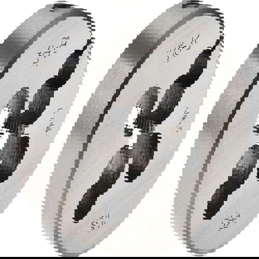 Round Die: 3/8-24, 2