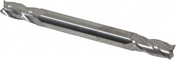 Square End Mill: 15/64'' Dia, 1/2'' LOC, 1/4'' Shank Dia, 2-1/2'' OAL, 4 Flutes, Solid Carbide
