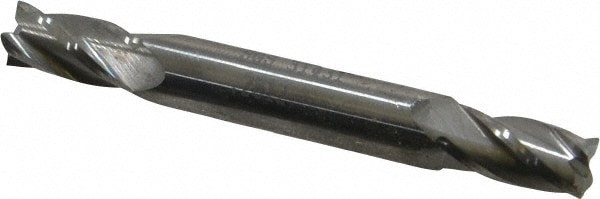 Square End Mill: 9/32'' Dia, 1/2'' LOC, 5/16'' Shank Dia, 2-1/2'' OAL, 4 Flutes, Solid Carbide