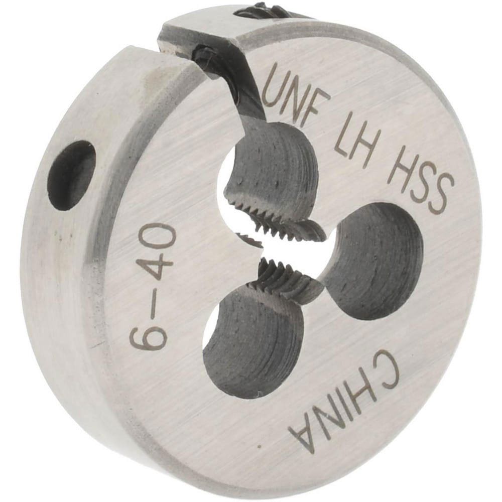 Round Die: #6-40, High Speed Steel