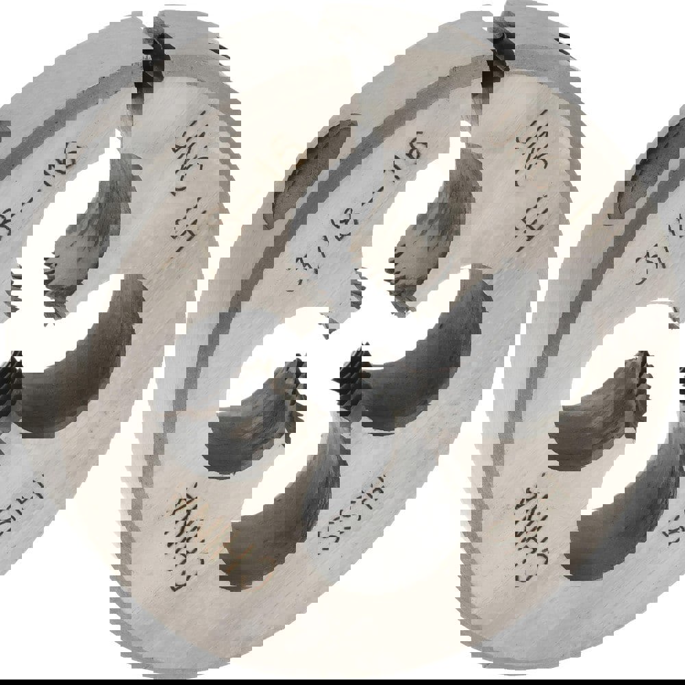 Round Die: 3/8-16, High Speed Steel