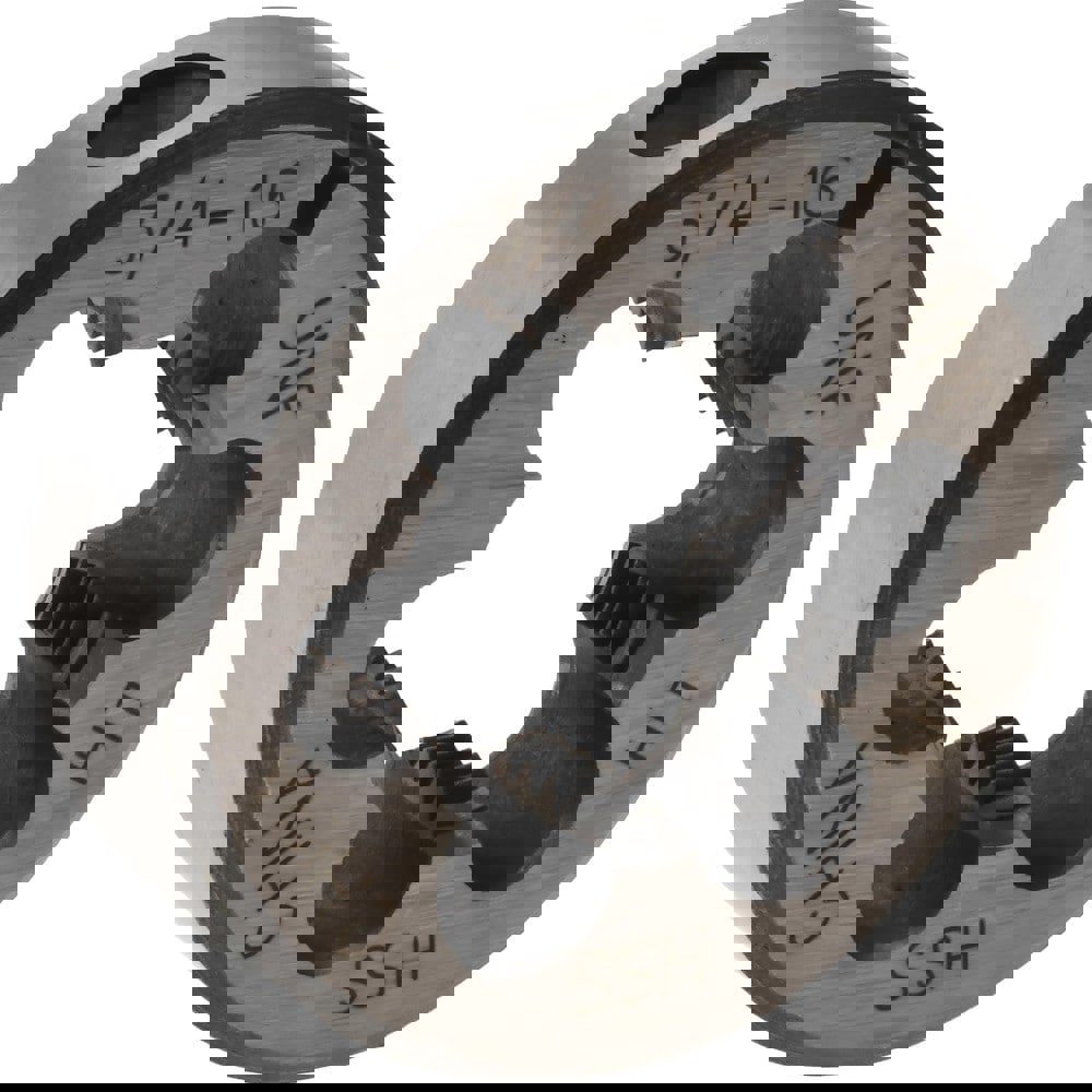 Round Die: 3/4-16, High Speed Steel