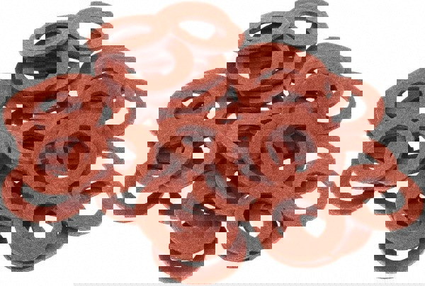 Standard Flat Washer: Vulcanized Fiber, Plain Finish