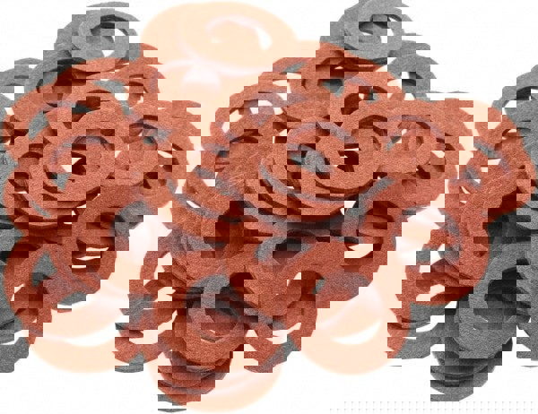 Standard Flat Washer: Vulcanized Fiber, Plain Finish