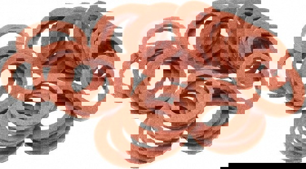 Standard Flat Washer: Vulcanized Fiber, Plain Finish