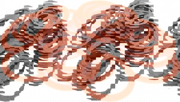 Standard Flat Washer: Vulcanized Fiber, Plain Finish