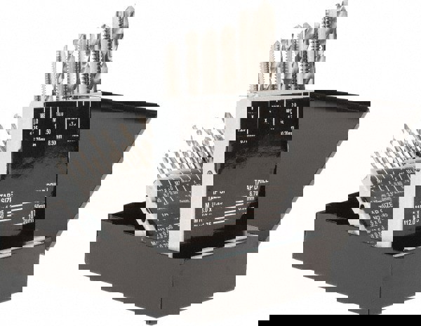 Tap & Drill Set: M2.5 x 0.45 to M12 x 1.75 Taps, 2.05 to 10.2 mm Drills