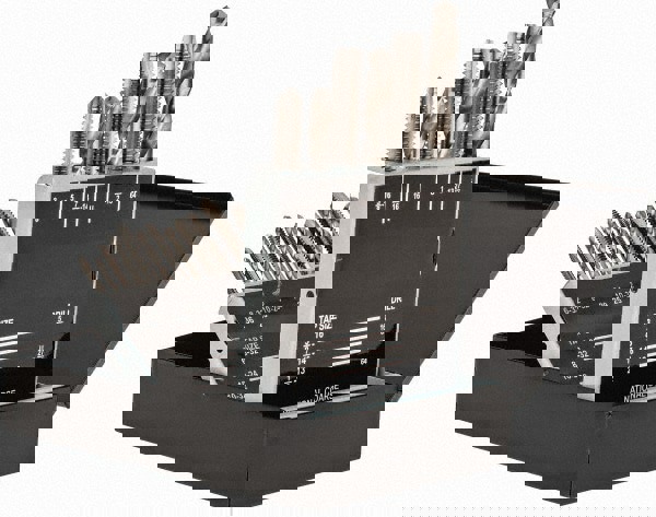 Tap & Drill Set: #6-32 to 1/2-13 Taps, 5/16 to 27/64