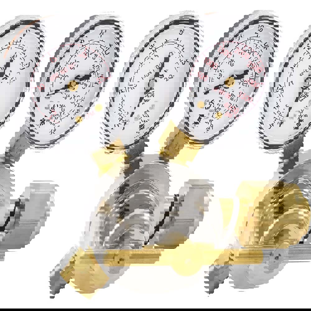 320 CGA Inlet Connection, Female Fitting, Carbon Dioxide Welding Regulator