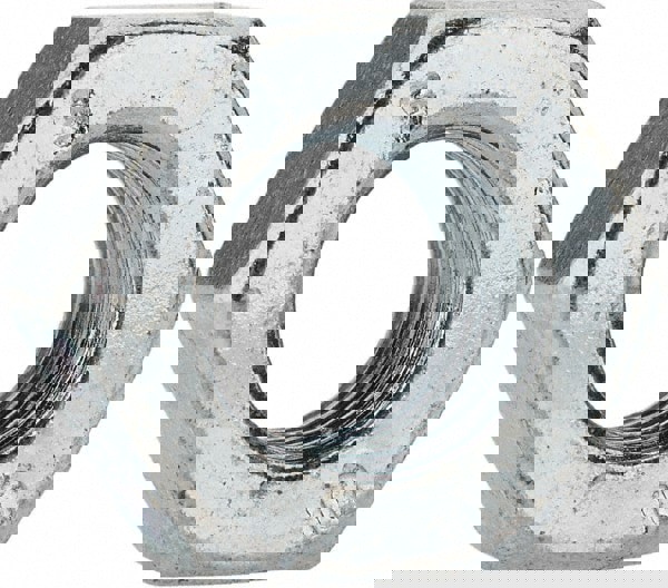 Hex Nut: M8x1, Grade Class 10 Steel, Zinc Finish