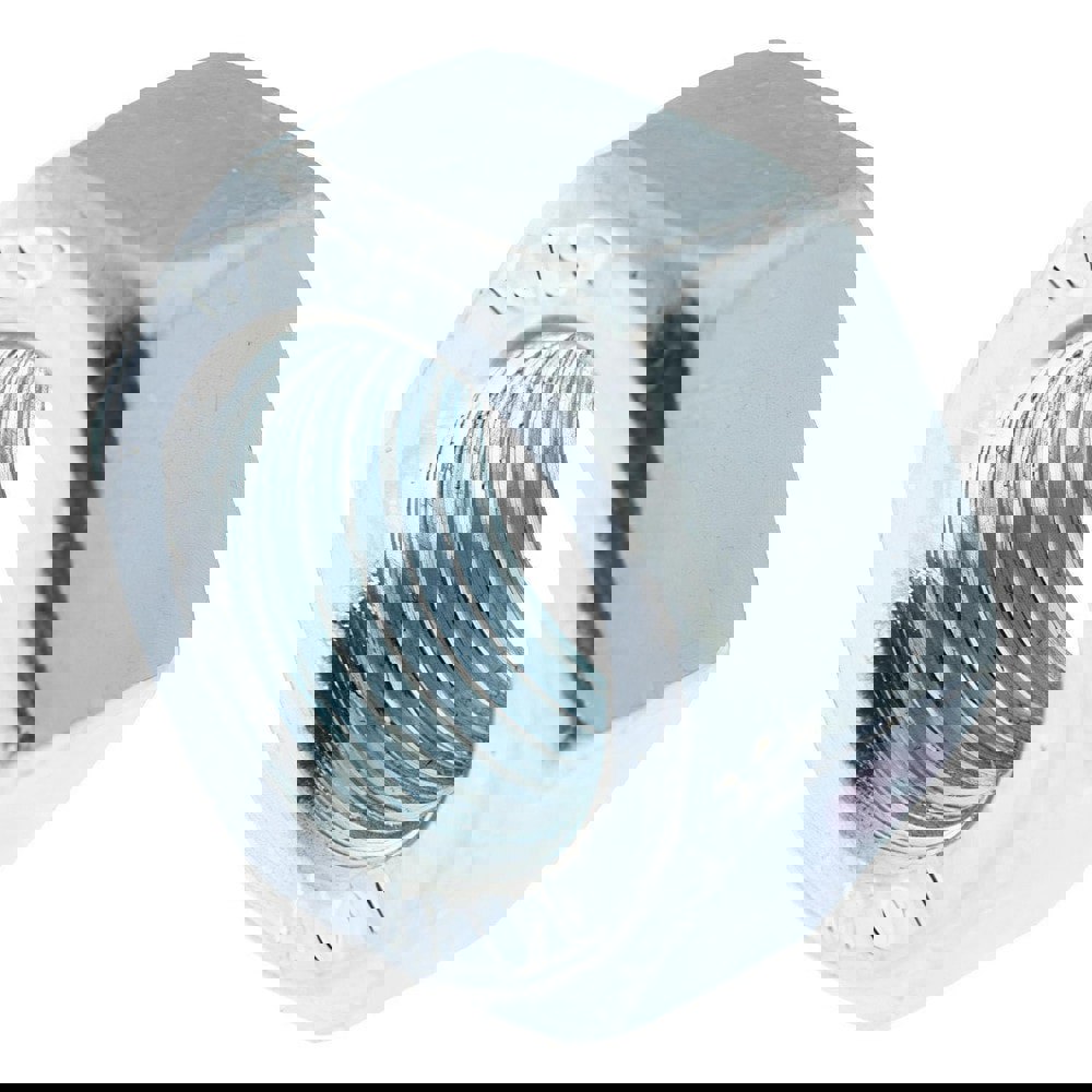 Hex Nut: M14x1.5, Grade Class 10 Steel, Zinc Finish