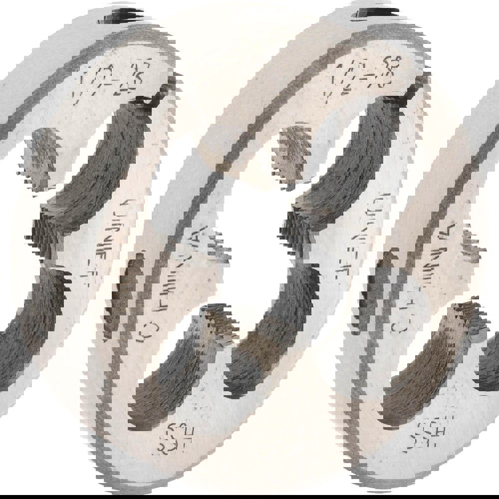 Round Die: 1/2-28, High Speed Steel