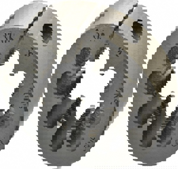 Round Die: 1-1/4-16, High Speed Steel