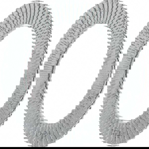 Wedge Lock Washer: Steel, Grade 2, Zinc-Plated