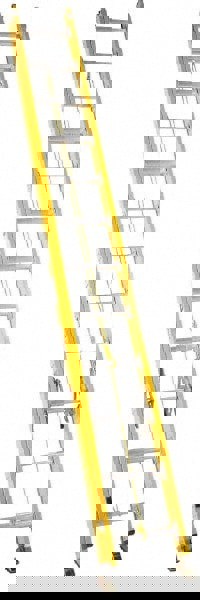 28' High, Type IAA Rating, Fiberglass Extension Ladder