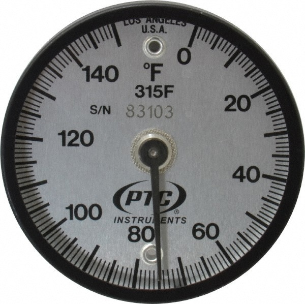 150&deg;F, 2 Inch Dial Diameter, Dual Magnet Mount Thermometer
