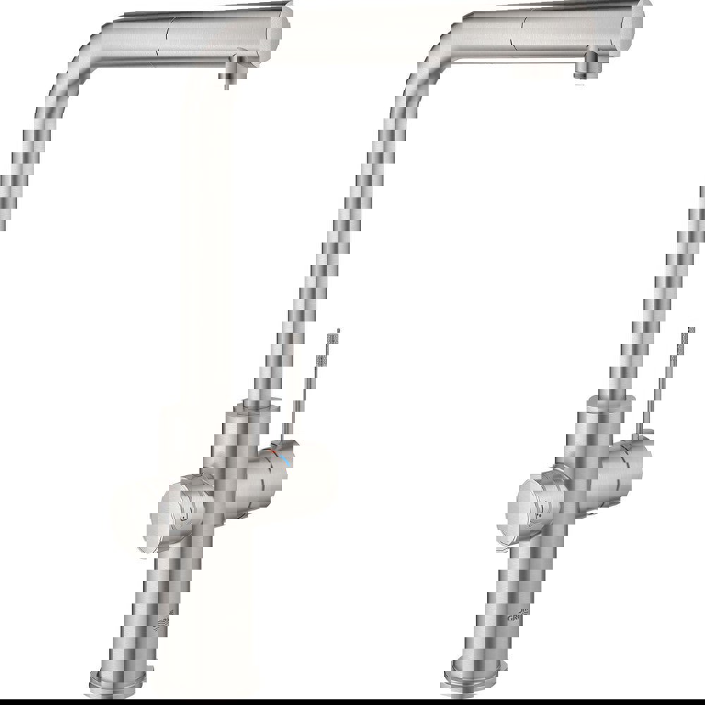 Lavatory Faucets; Inlet Location: Back ; Spout Type: High Arc; Swivel; Pullout ; Inlet Pipe Size: 1/2 in ; Inlet Gender: Male ; Handle Type: Lever ; Maximum Flow Rate: 1.8