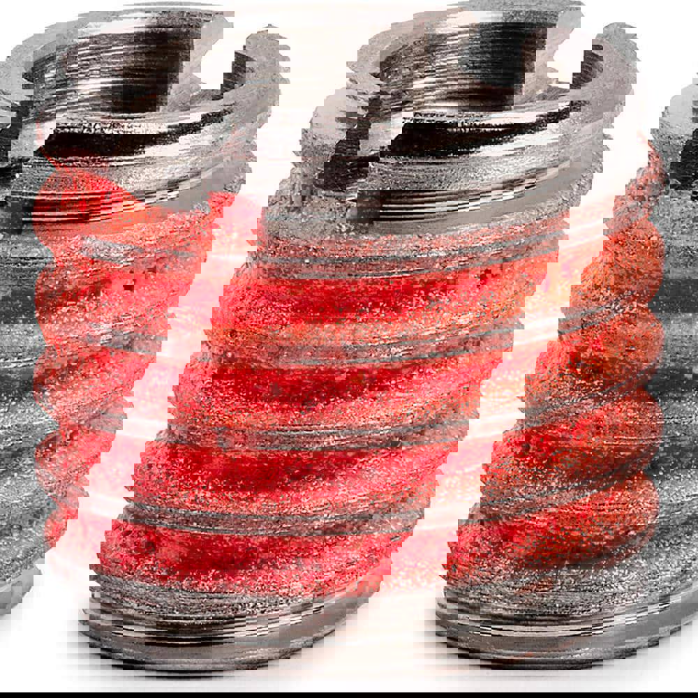 Hex Drive & Slotted Drive Threaded Inserts; Product Type: Thread-Locking ; Thread Size: 3/4-10 ; Material: Stainless Steel ; Finish: Uncoated ; Drill Size: 0.8750 ; Hole Diameter: 0.8750