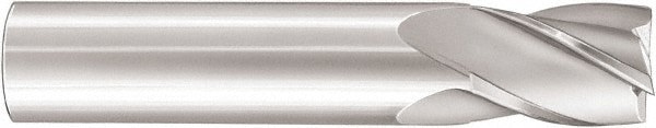 Square End Mill: 3/4'' Dia, 1'' LOC, 3/4'' Shank Dia, 3'' OAL, 4 Flutes, Solid Carbide