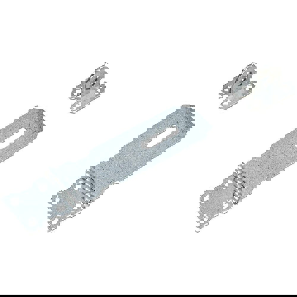 Hasps; Hasp Type: Conventional ; Material: Steel ; Arm Length: 4.55 in ; Finish: Galvanized Steel ; Arm Width: 1.5in ; Overall Length: 6.10