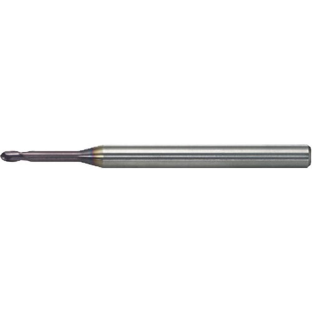 Ball End Mills; Mill Diameter (Inch): 3/32 ; Mill Diameter (Decimal Inch): 0.0938 ; Mill Diameter (mm): 2.38 ; Number Of Flutes: 2 ; End Mill Material: Solid Carbide ; Length of Cut (Decimal Inch): 0.0938