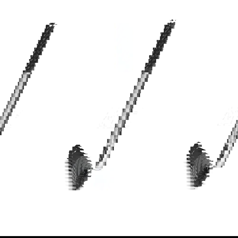 Square End Mill: 1/2'' Dia, 5/8'' LOC, 1/2'' Shank Dia, 6'' OAL, 8 Flutes, Solid Carbide