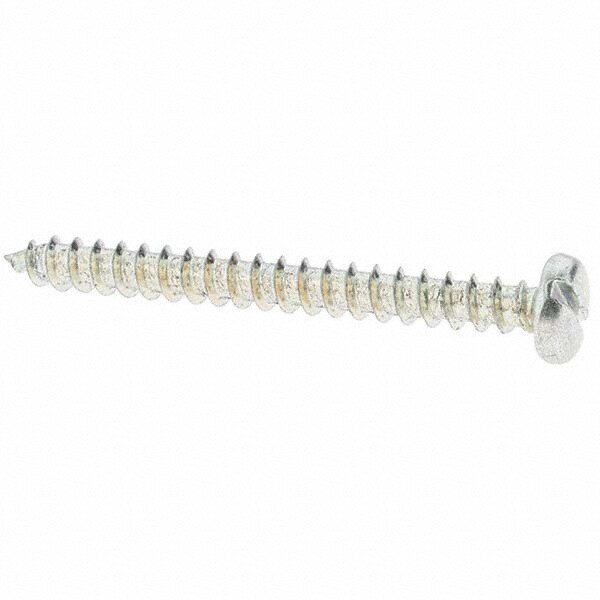 Sheet Metal Screw: #10, Pan Head, Slotted