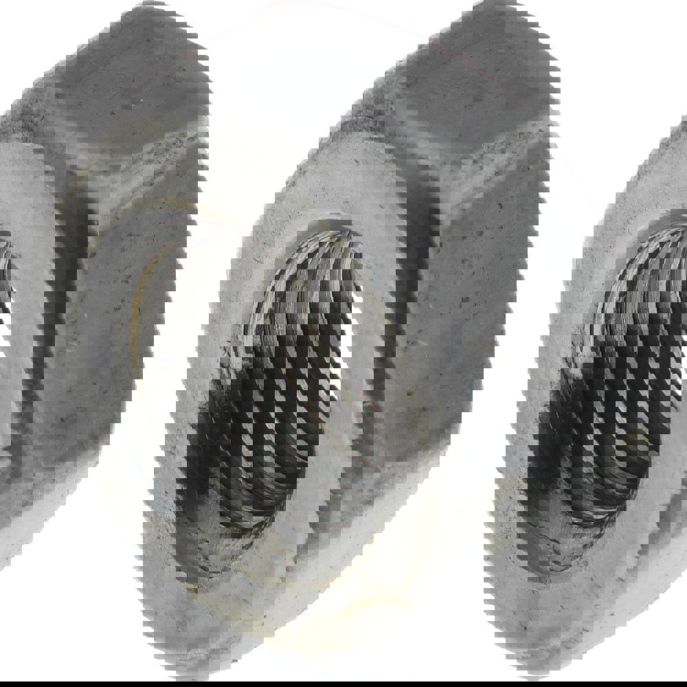 Hex Nut: 1/4-28, Grade 2 Steel, Bright/Uncoated Finish