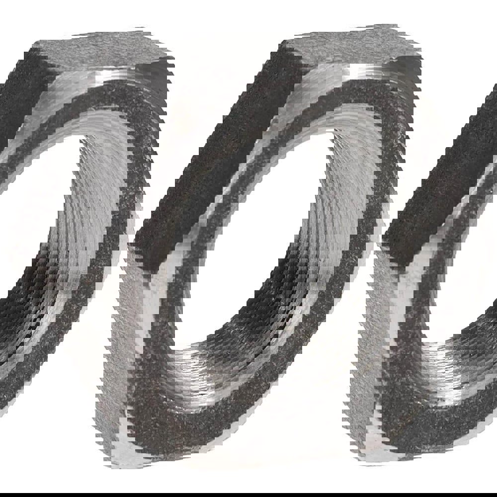 Hex Nut: 1-1/4-12, Grade 2 Steel, Bright/Uncoated Finish