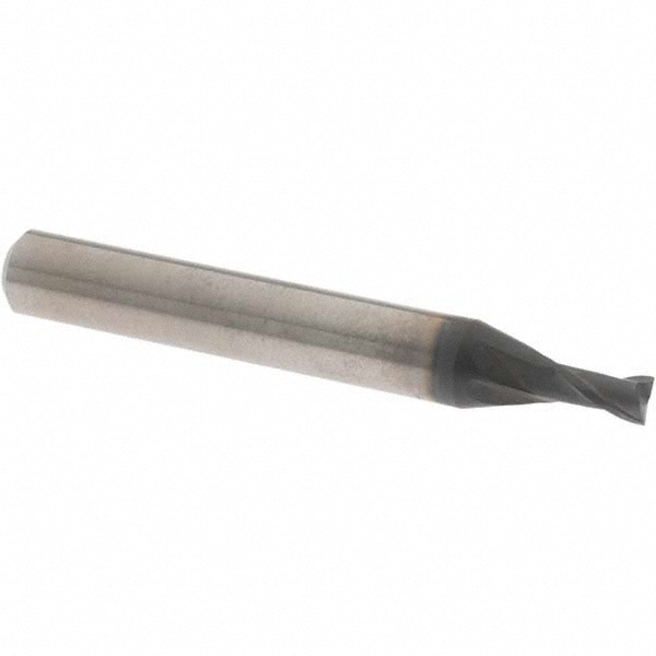 Square End Mill: 3.30 mm Dia, 5.00 mm LOC, 2 Flute, Solid Carbide