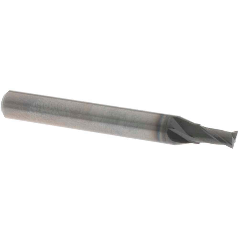 Square End Mill: 4.10 mm Dia, 6.20 mm LOC, 2 Flute, Solid Carbide