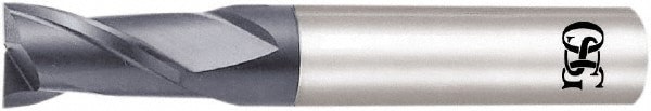 Square End Mill: 5.30 mm Dia, 8.00 mm LOC, 2 Flute, Solid Carbide