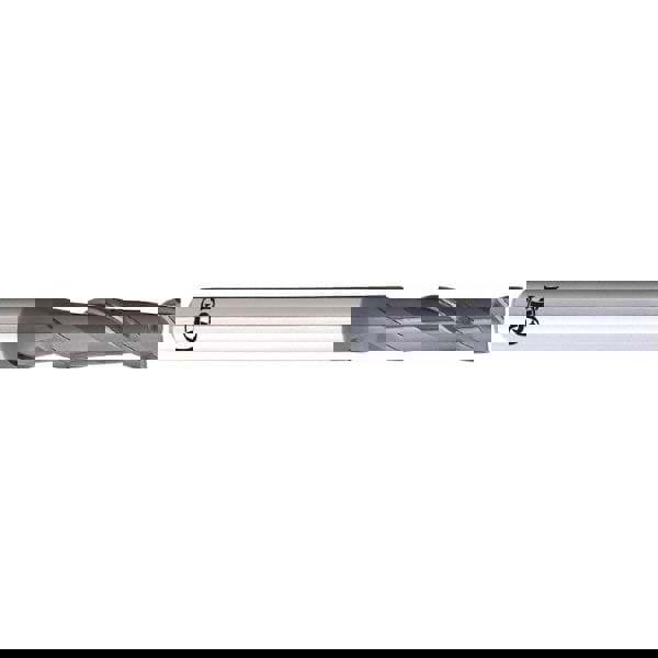 Square End Mill: 3.90 mm Dia, 11.70 mm LOC, 2 Flute, Solid Carbide