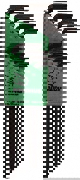 Torx Key Set: 8 Pc, L-Handle